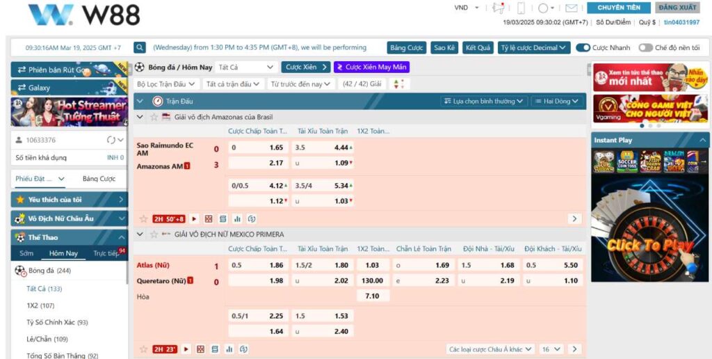 W88 Chơi Lớn Thắng Lớn Khám Phá Thế Giới Giải Trí Đỉnh Cao